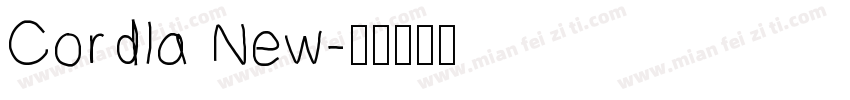 Cordla New字体转换